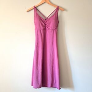 Prana Purple Magenta Stripe Athletic Dress Small